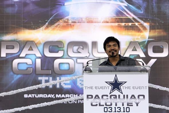 Pacquiao, todo un ídolo en Filipinas, se ha convertido en uno de los boxeadores más populares en la historia del boxeo.