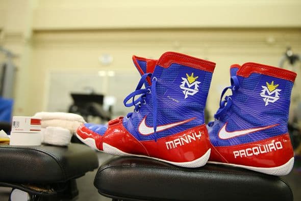 Manny Pacquiao entrena