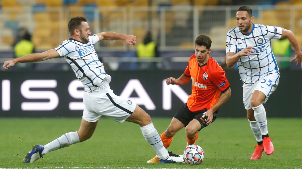 El gol no llegó al Estadio de Kiev y el conjunto ucraniano ya lidera el Grupo B de la justa europea. | Shakhtar recibirá al Mönchengladbach el Inter visitará al Real Madrid en la siguiente fecha de la competición.