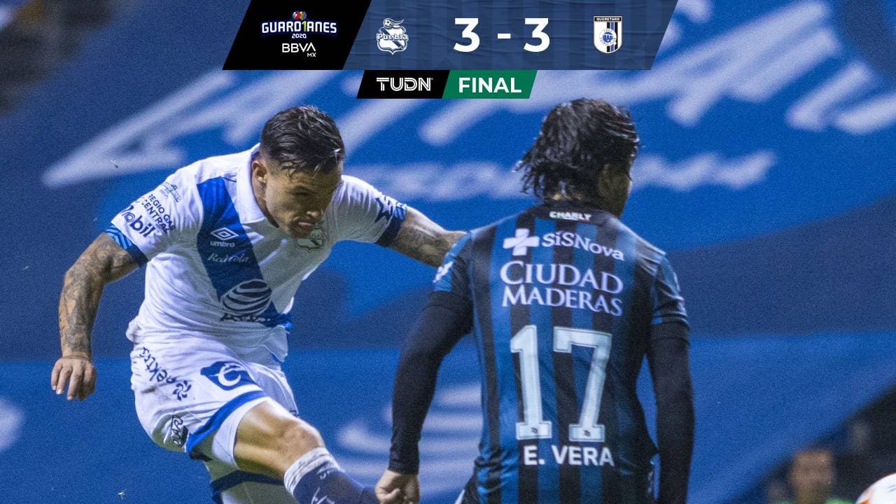 Puebla rescató un punto ante Querétaro