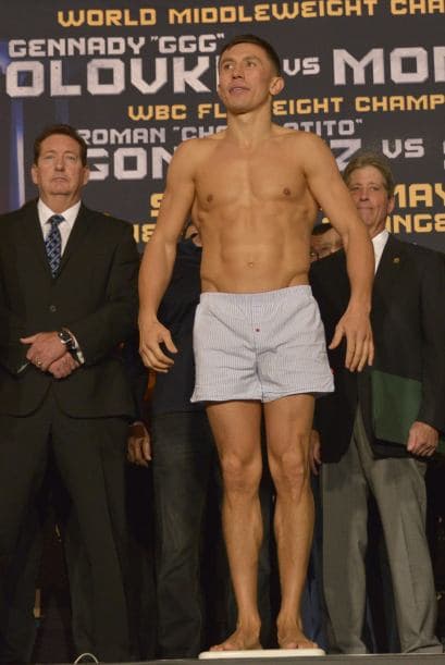 Gennady Golovkin 159 libras (Foto: Alma Montiel/WBC)