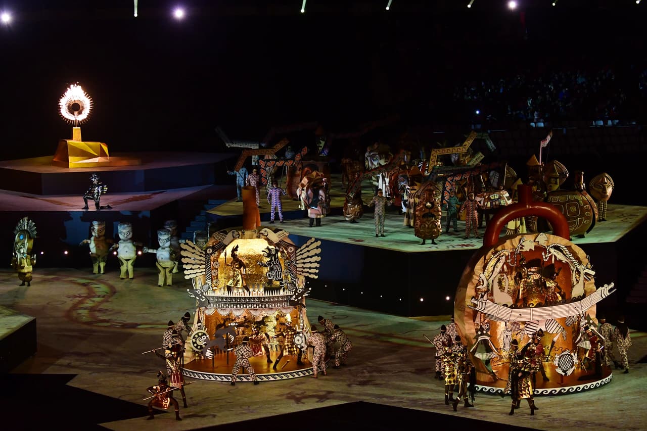 Novedoso escenario para despedir los Juegos Panamericanos.
<br>