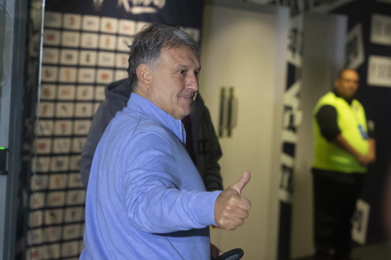 Gerardo Martino, presente en el Rayados vs América