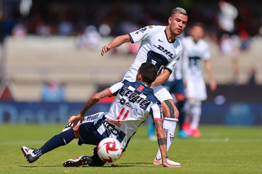 Pumas dominó al campeón Rayados de Monterrey todo el partido, Barovero estuvo fino atrás y los atacantes universitarios insistieron hasta que cayó el gol.