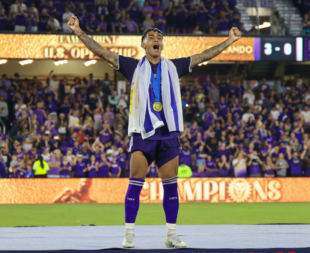 Facundo Torres fue clave en la obtención de la U.S. Open Cup de 2022 para Orlando City SC.