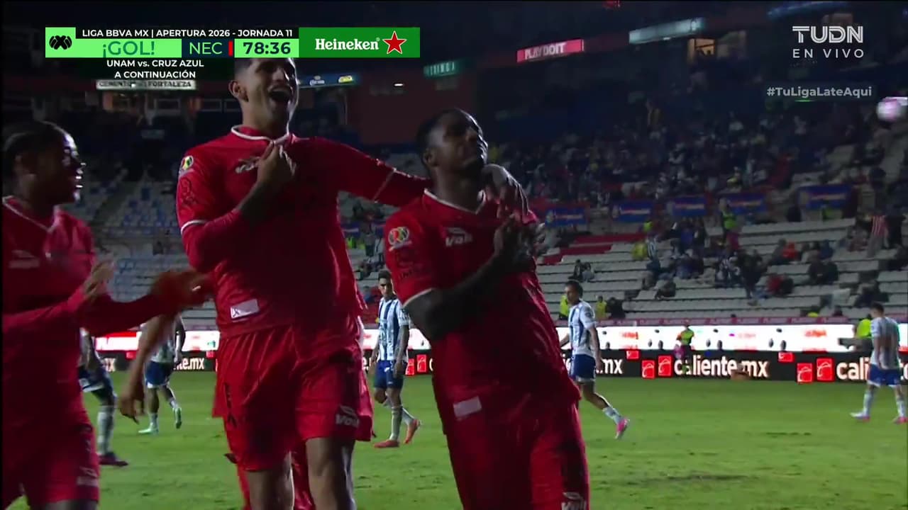 ¡Gol del Necaxa! Valencia desde el punto penal pone el 1-3