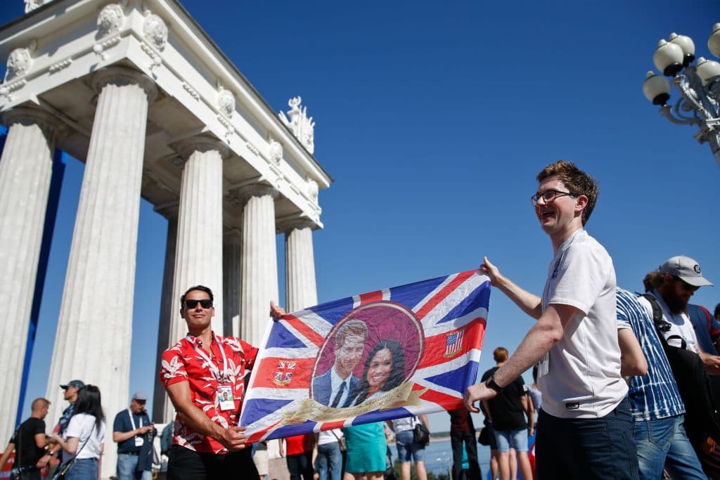 Aficionados tanto tunecinos como ingleses acudiendo al llamado de sus selecciones en el debut mundialista para ambas. No cabe duda que estaban empezando a pasarla muy bien en Volgograd.