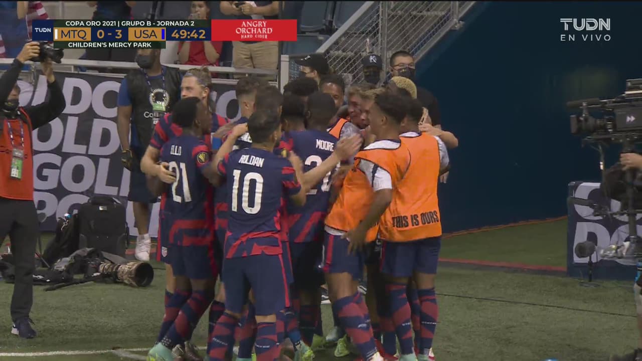 ¡Ya es goleada! Robinson marca el 0-3 de Team USA