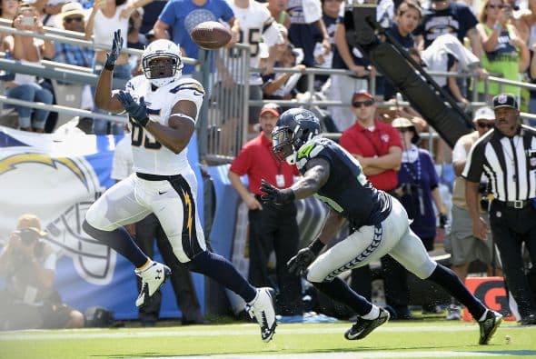 Antonio Gates hizo de las suyas con tres touchdowns en el juego que los Chargers derrotaron a los Seahawks 30-21.