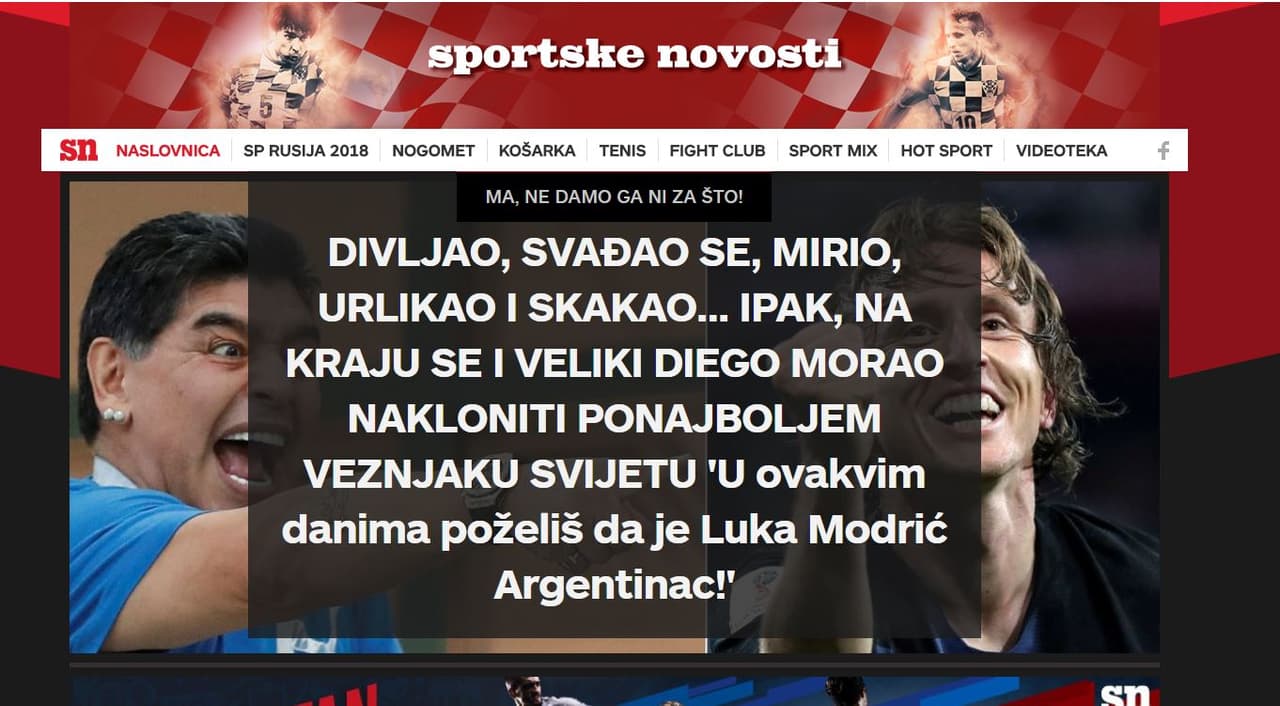 La prensa croata está eufórica tras el 3-0 sobre Argentina: "¡Modric fue Messi!"