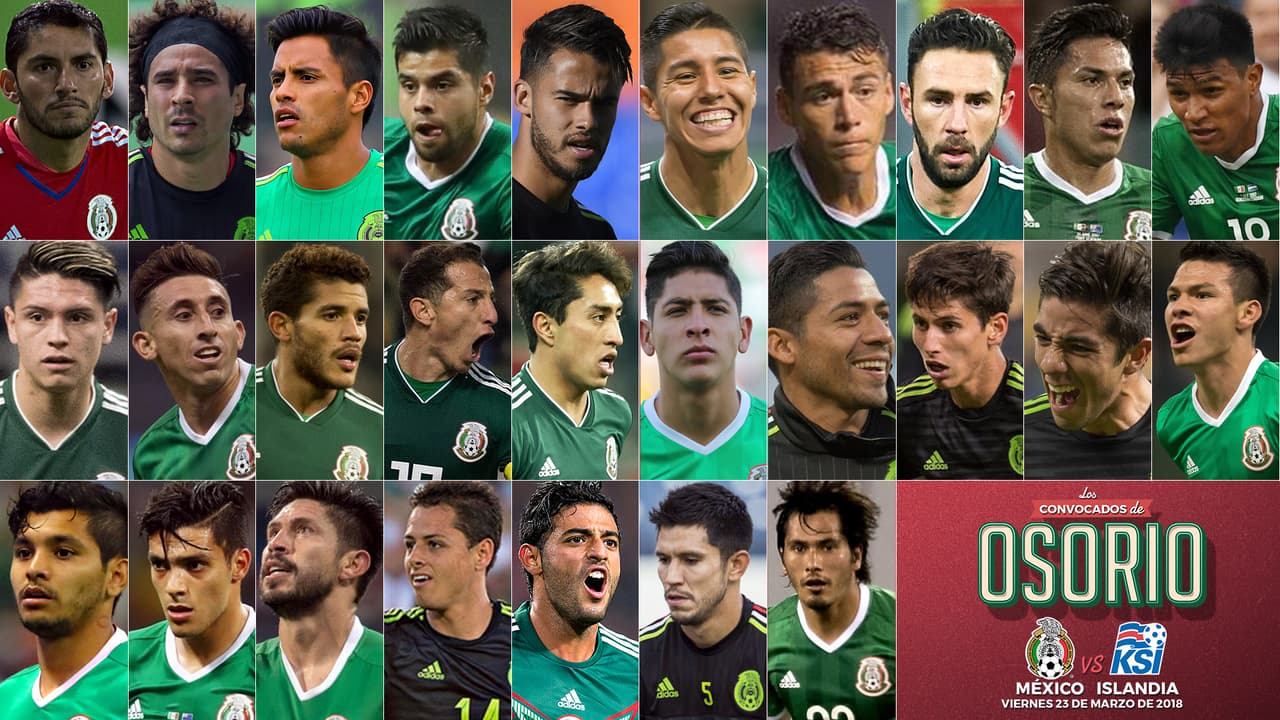 Osorio da a conocer su lista de convocados para los duelos ante Croacia e Islandia