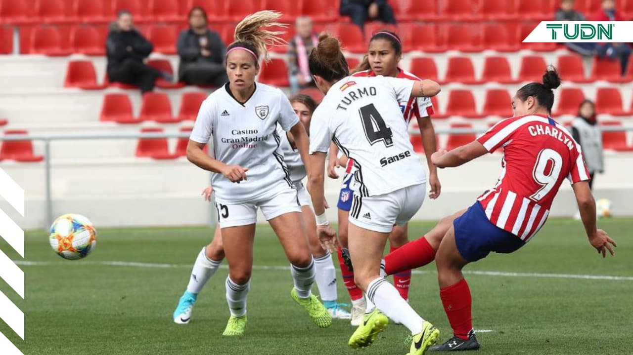 Charlyn Corral le da el triunfo al Atlético en el derbi madrileño