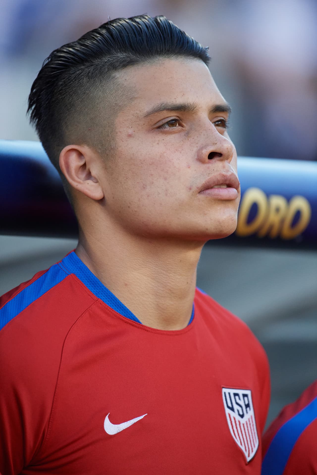 Fue convocado por Bruce Arena para la Copa Oro 2017 que Estados Unidos ganó.