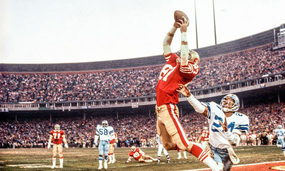 Una de las jugadas más icónicas en la historia de la NFL.