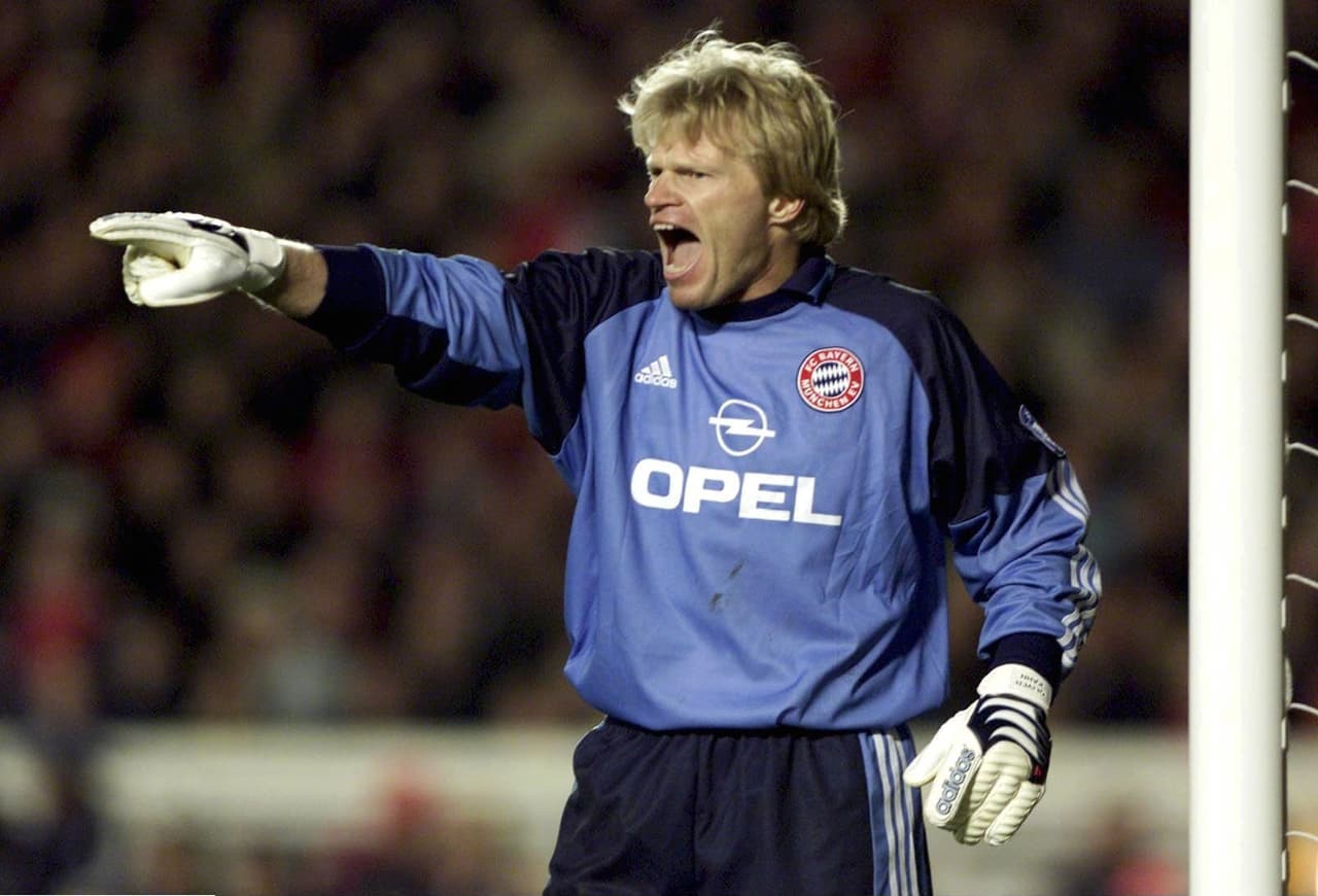 El arquero Oliver Kahn fue campeón de Champions League en 2000 y subcampeón en 1999, y en ocho ocasiones se coronó en Bundesliga. Un ídolo en el arco.