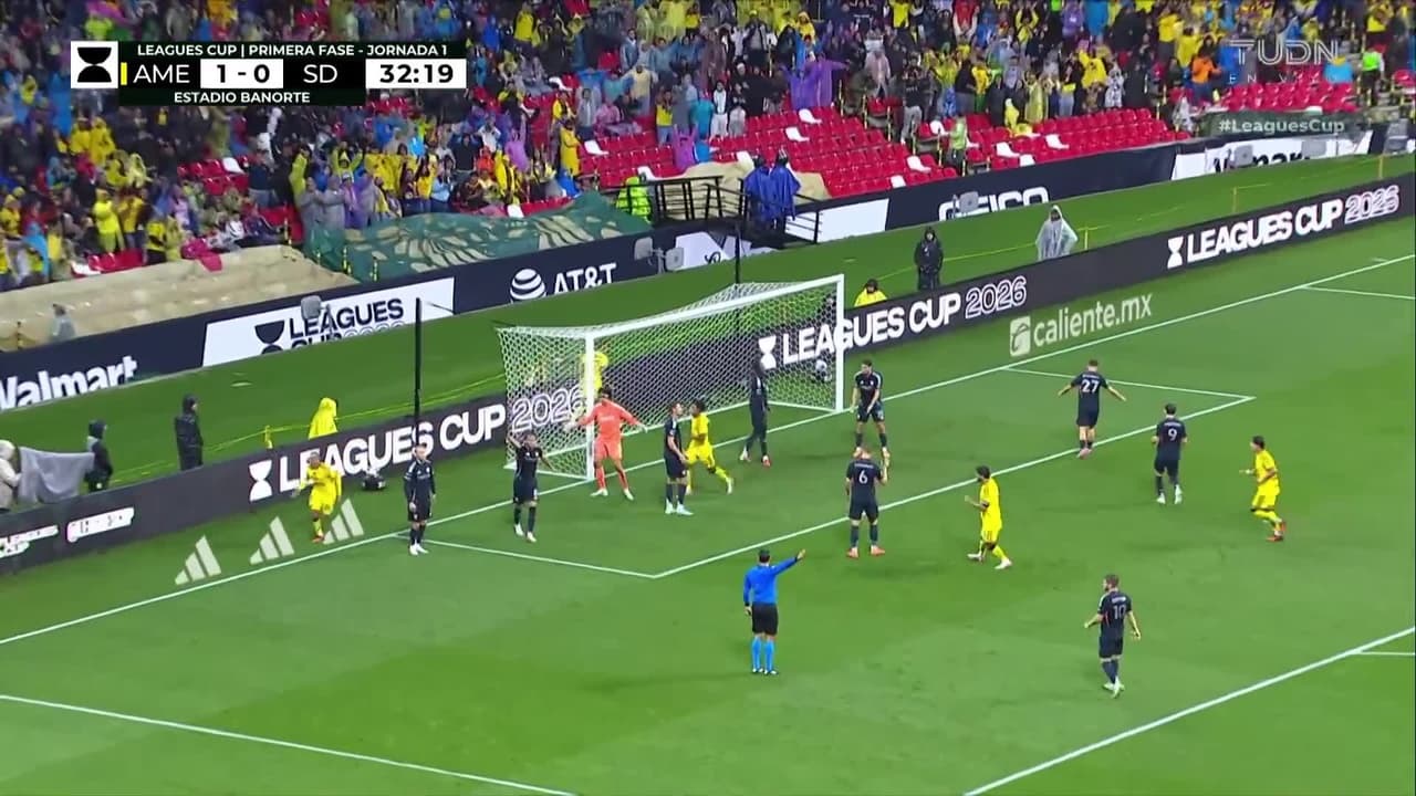 ¡Goool del América! ¡Dos a cero!
