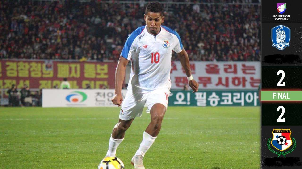 Panamá saca honroso empate en amistoso ante Corea del Sur 