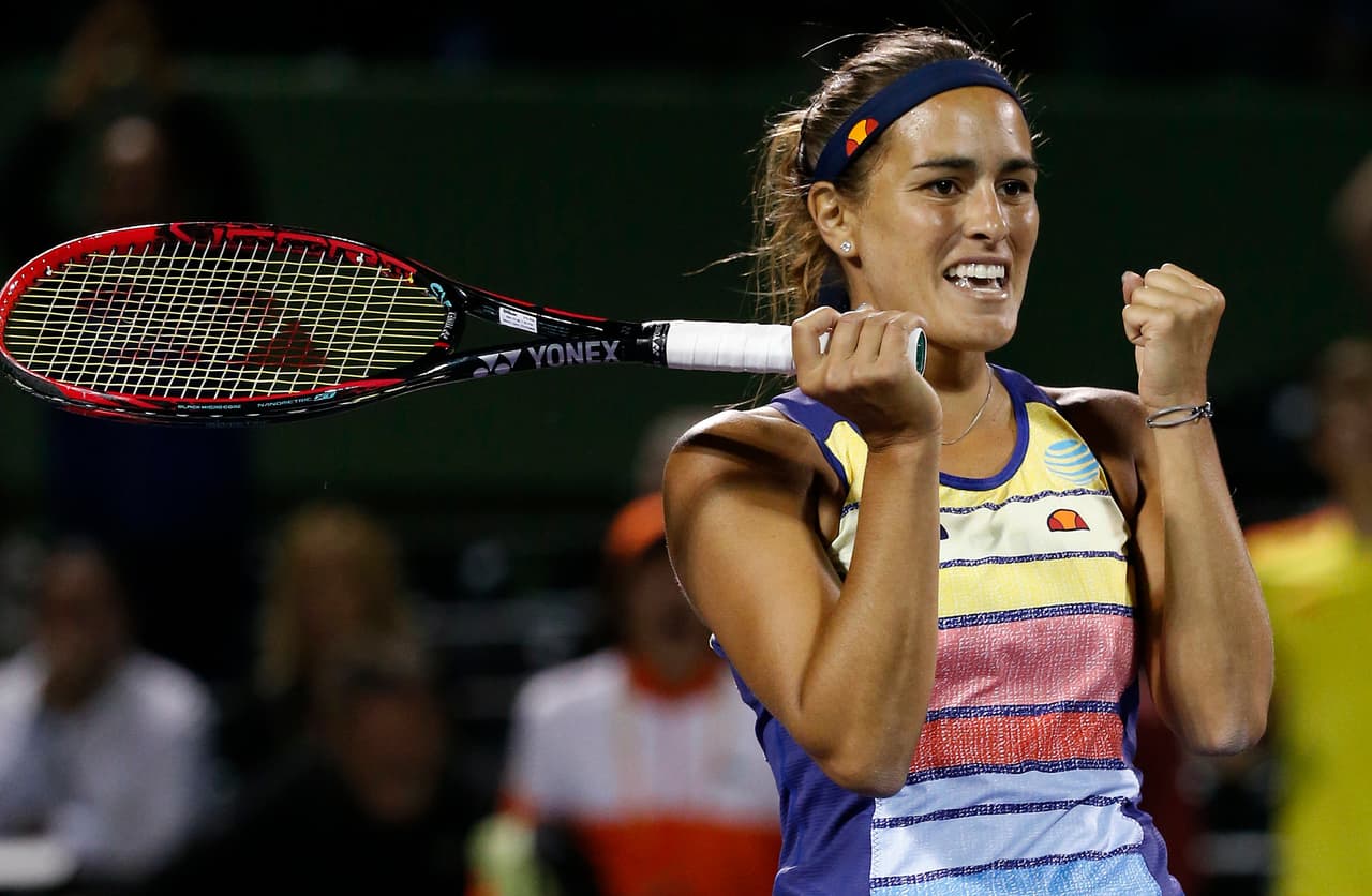 La puertorriqueña Monica Puig llegó a los octavos de final del Miami Open y demuestra una vez más que por su belleza, sensualidad y ante todo su talento es una de las tenistas destacadas del torneo.