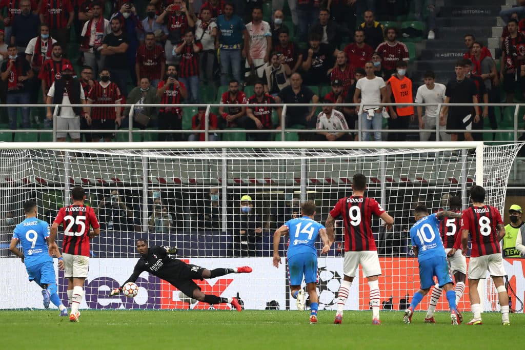 Con goles de Antoine Griezmann al 84 y Lusi Suárez al 90+7, el Atlético de Madrid consigue una magistral remontada 1-2 en su visita al Milan.