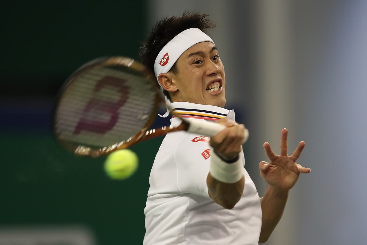 El japonés Kei Nishikori enfrentó al chino Yibing Wu, quien había vencido en el anterior juego a su compatriota Zhe Li.