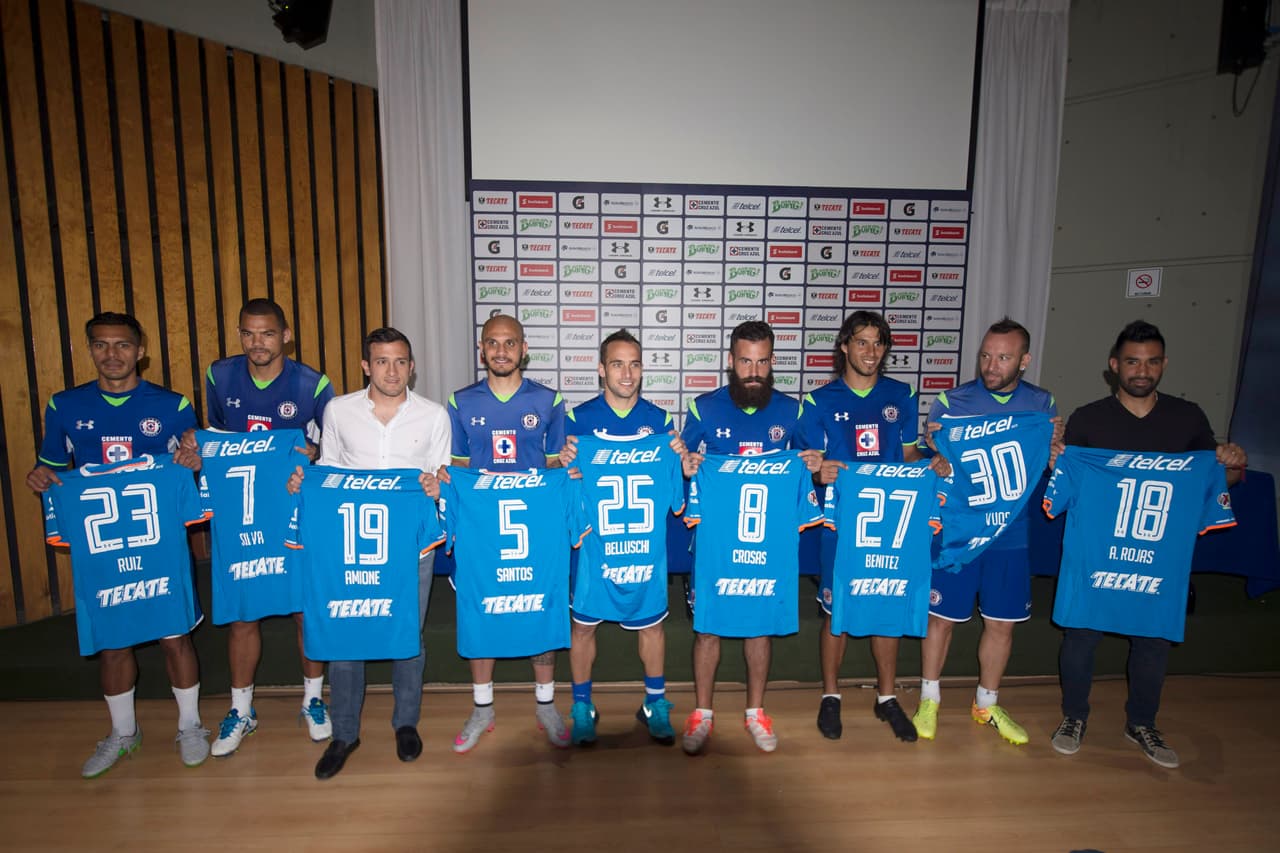 Cruz Azul presentó a sus refuerzos para el Apertura 2015