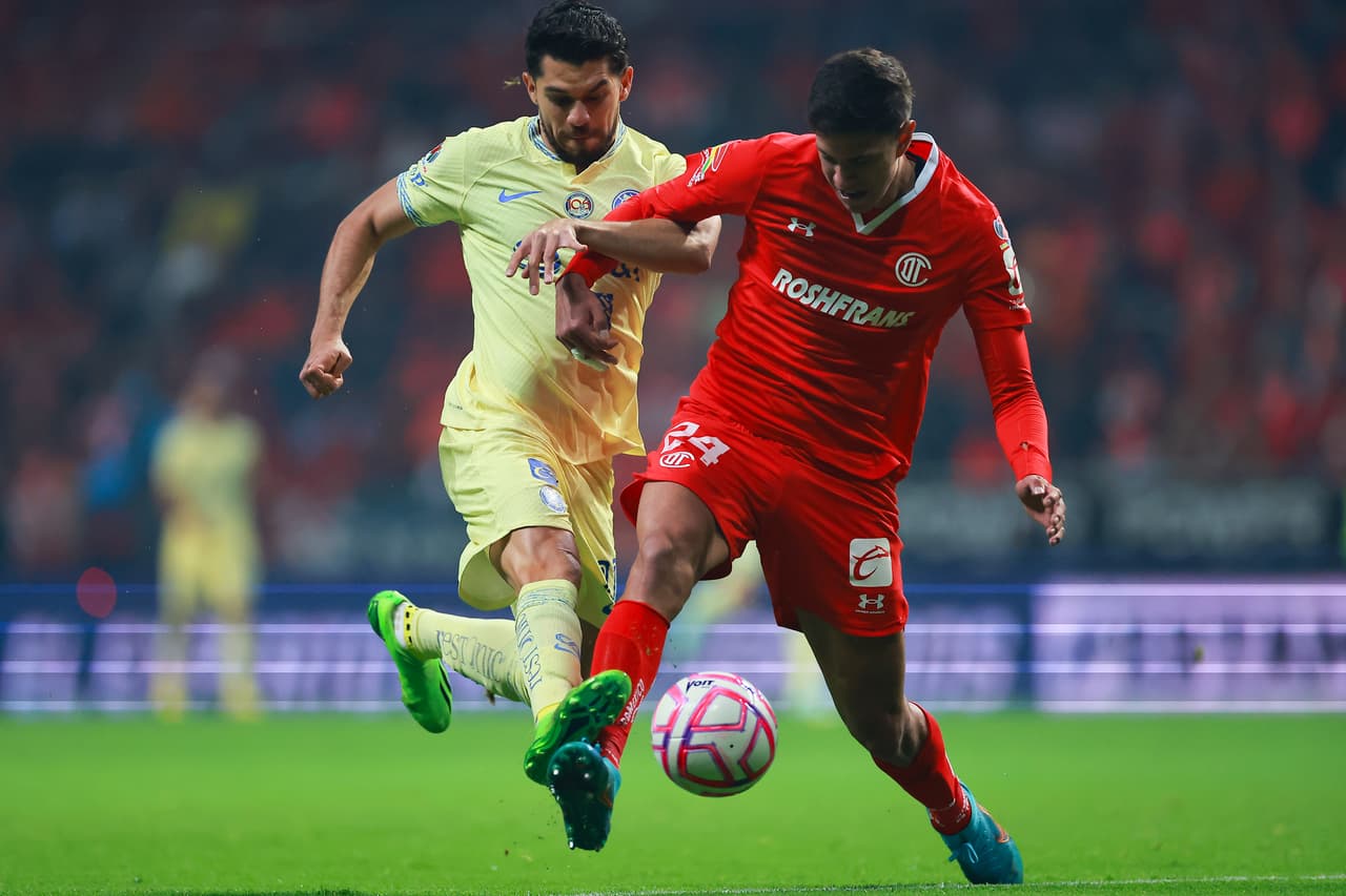 Con goles de Haret Ortega y Leo Fernández, el cuadro mexiquense aprovechó los errores azulcremanas para ir con ventaja al juego de vuelta que se disputará el próximo sábado en la cancha del Estadio Azteca con un 2-1 parcial.