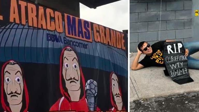 Tigres y su burla a Rayados inspirados en 'La Casa de Papel'