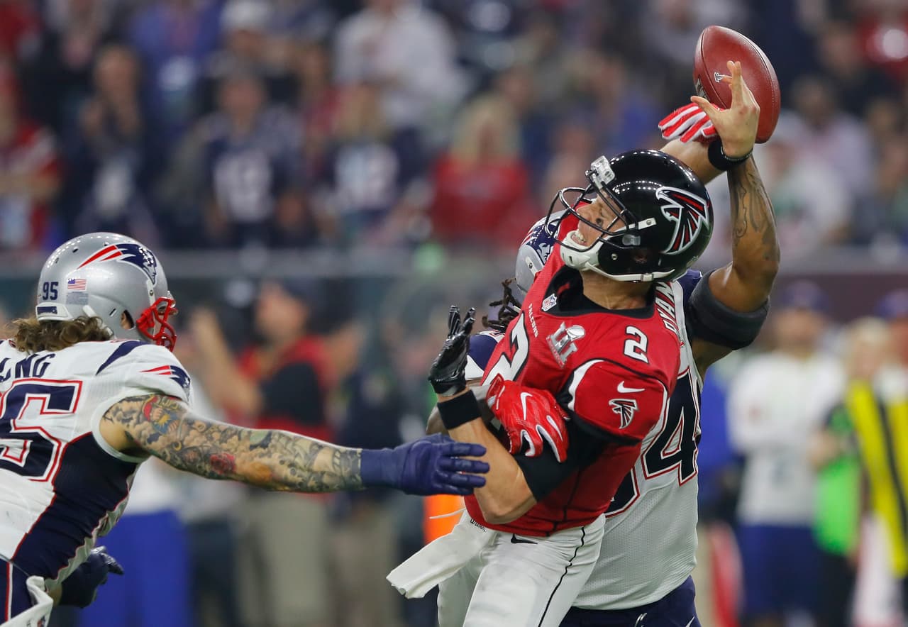 <b>26.- Atlanta Falcons (9 quarterbacks): </b>
<br>Chris Chandler, Kurt Kittner, Doug Johnson, Michael Vick, Byron Leftwich, Joey Harrington, Chris Redman, Matt Schaub, Matt Ryan.