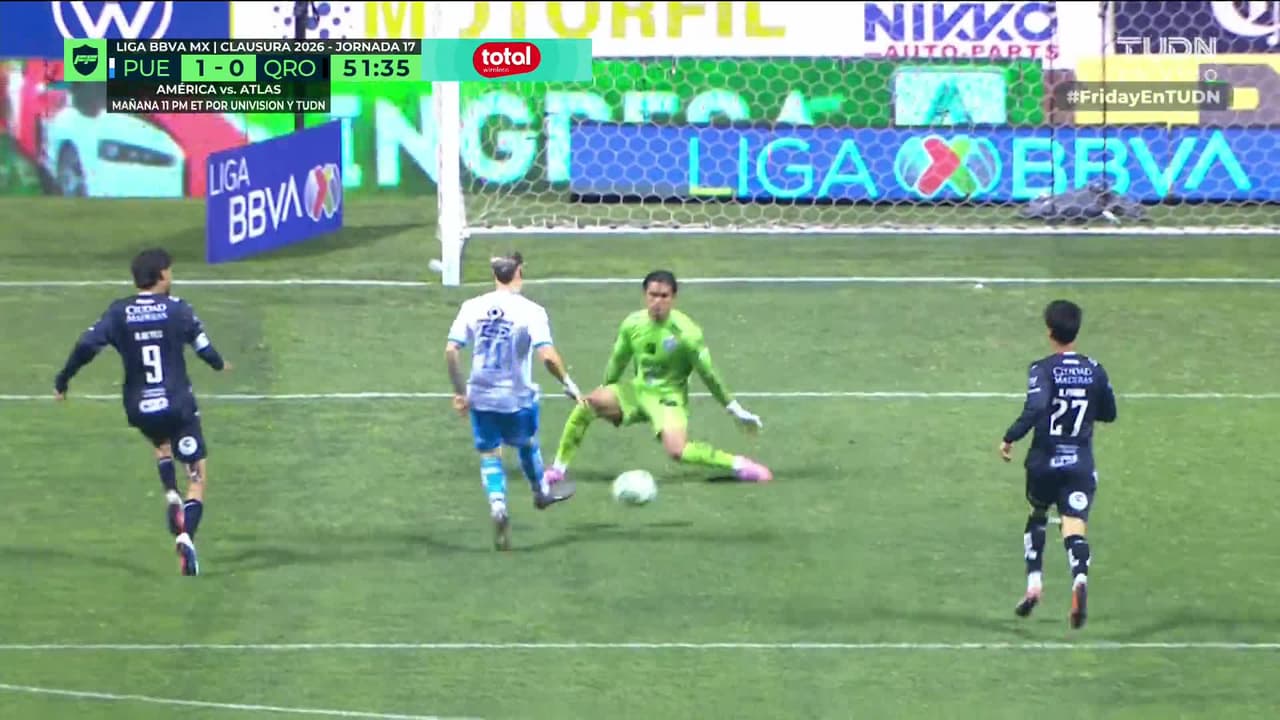 ¡De portería a portería! Cerca el segundo de Puebla y el descuento de Gallos