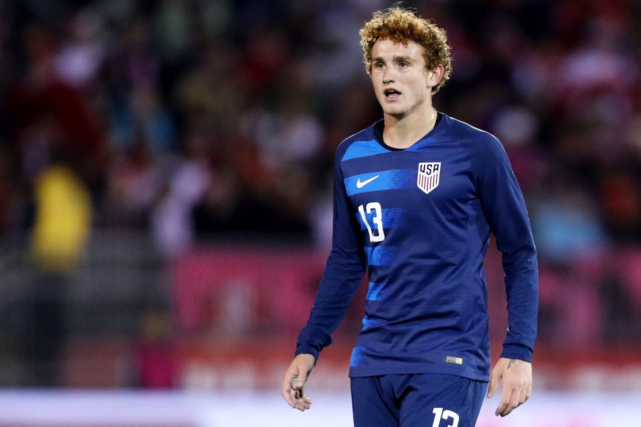 Josh Sargent con Werder Bremen en la Bundesliga (2018)