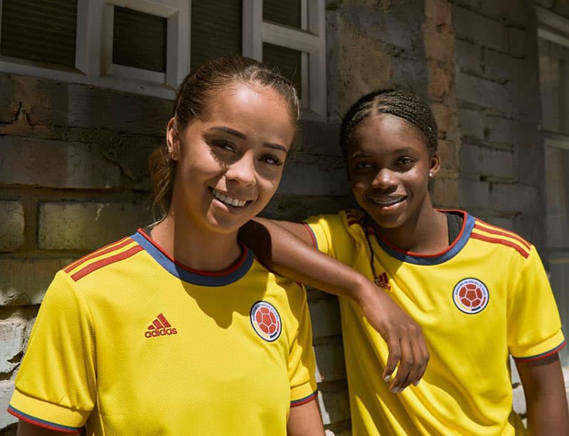 Este es el jersey que Colombia usará como local.