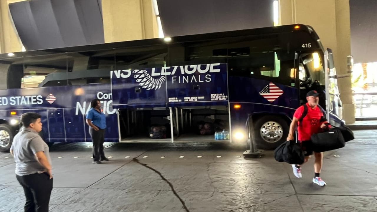 Selección de Estados Unidos entrena a su llegada a Las Vegas