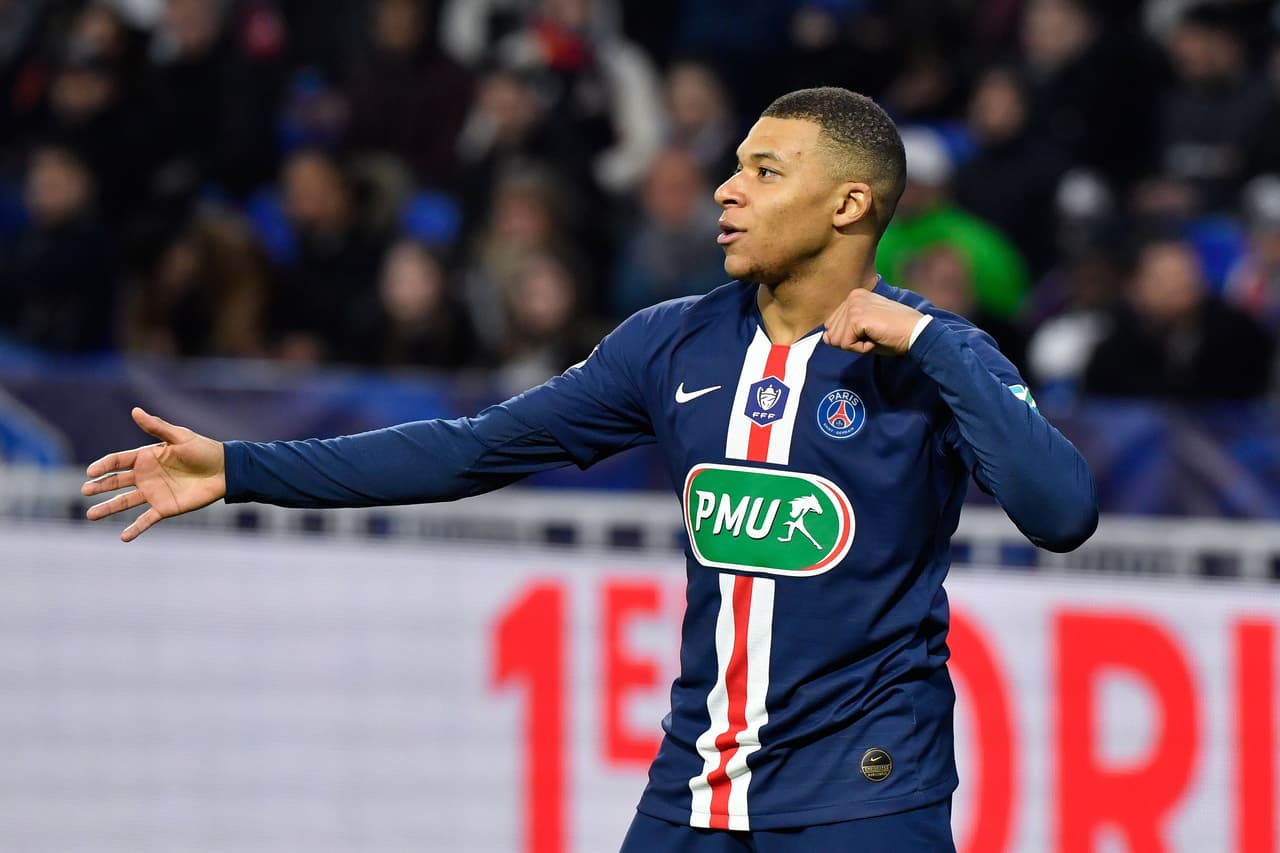 4 Mbappé – PSG | Marcó 18 ocasiones en 20 partidos. El francés promedia 0.9 goles por partido en la Ligue 1.