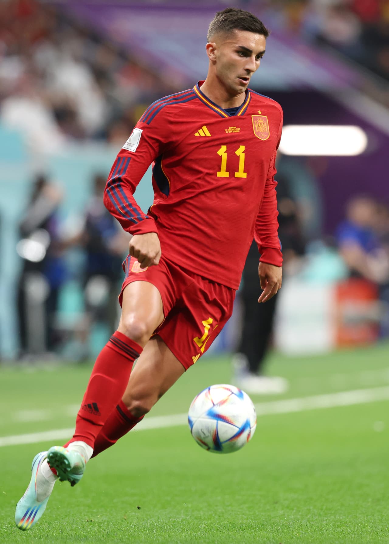 Ferran Torres falló la más clara para España en los primeros 45 minutos.