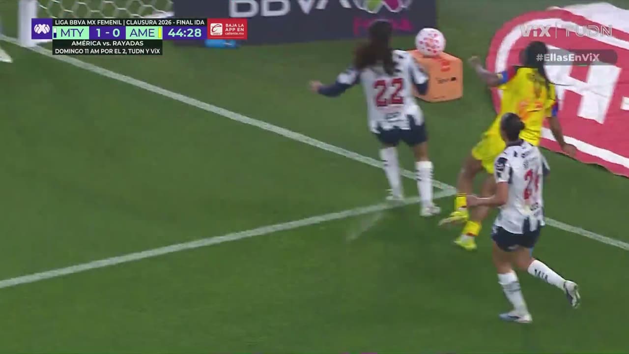 América no puede, Geyse y Scarlett lo intentan pero ninguna puede anotar