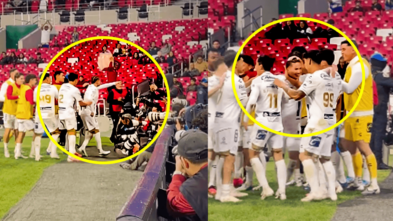 ¿A quién se lo dedicó? Esto es lo que no se vio en T.V. del golazo de Benjamín Galdames