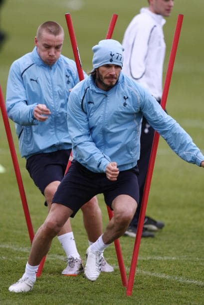 Se mostró a la par de los más jóvenes del club.