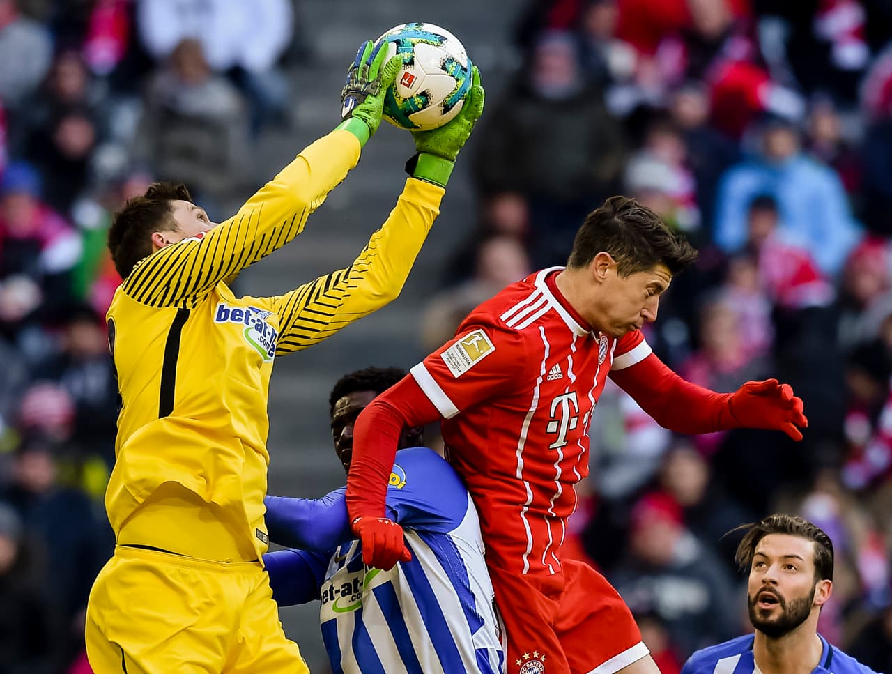 La defensa soportó las embestidas locales, con el equipo más poderoso a nivel ofensivo. Bayern Munich ha marcado 55 tantos, frente a 30 del Hertha.