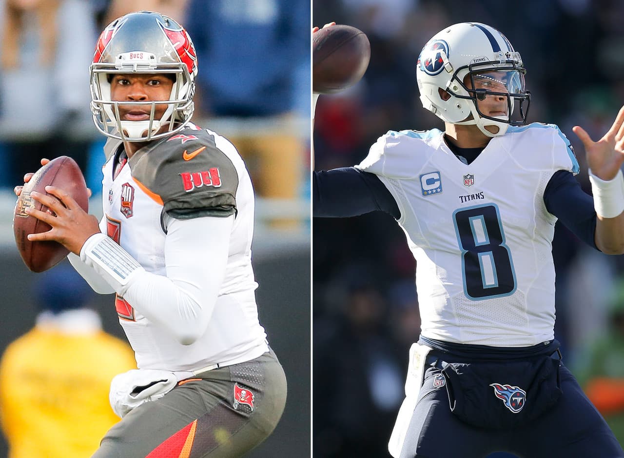 Draft del 2015.- No. 1: Jameis Winston (Florida State).- Tampa Bay Buccaneers. No. 2: Marcus Mariota (Oregon).- Tennessee Titans.