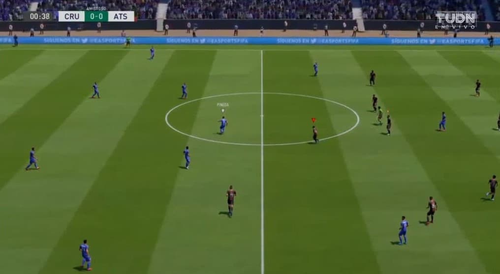 El partido se suspendió y se reanudó 1-0 para Atlas, el equipo visitante.