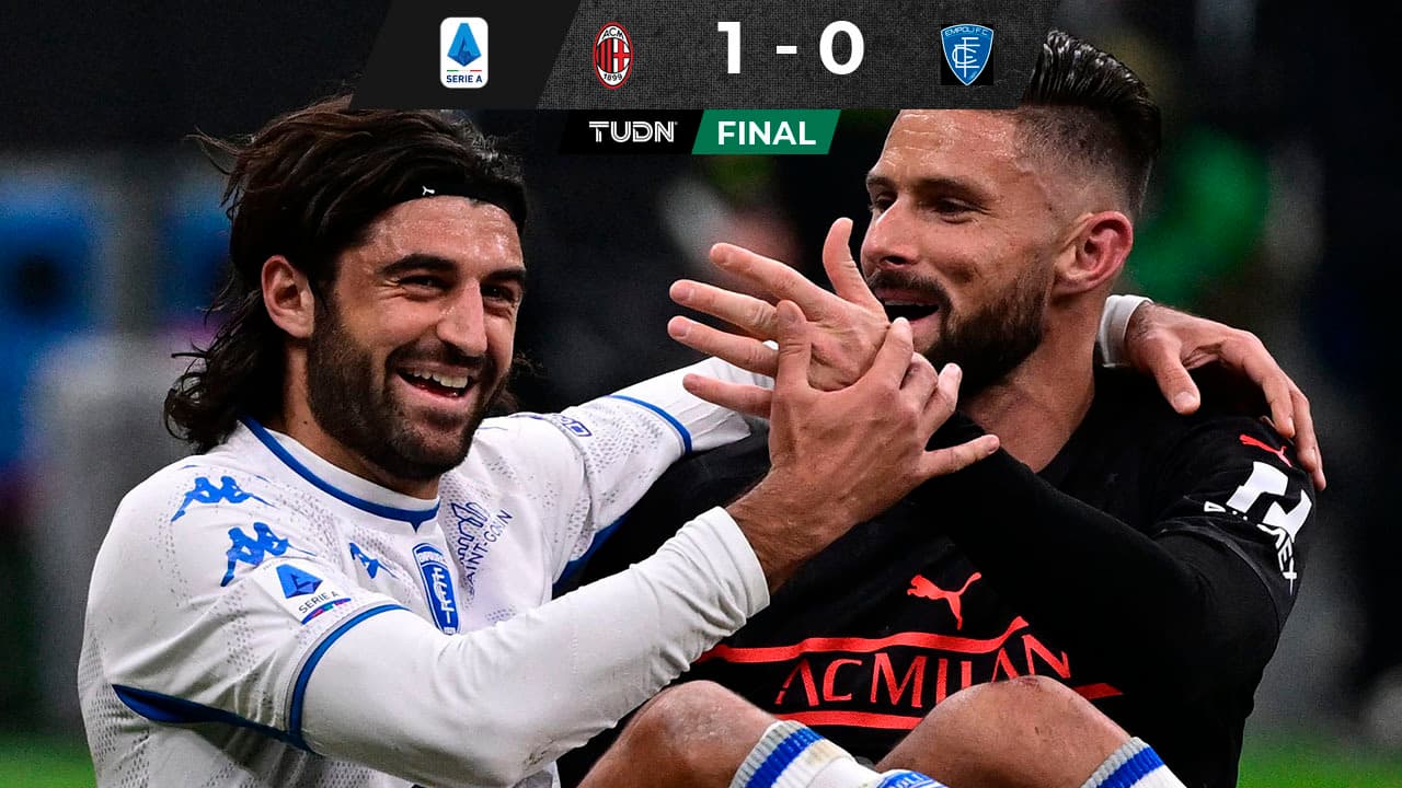 AC Milan mantiene el liderato de la Serie A tras derrotar al Empoli 