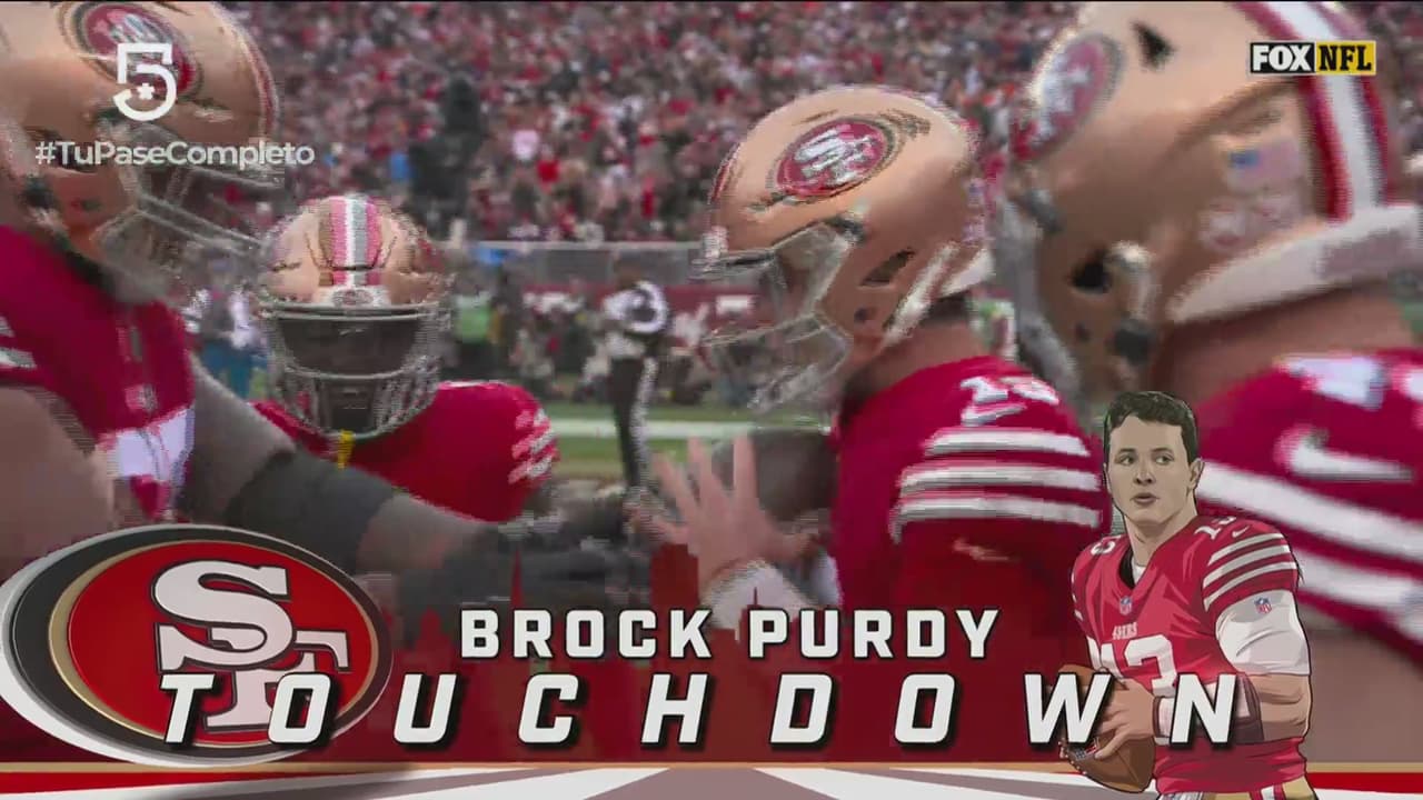 ¡De irrelevante no tiene nada! Brock Purdy logra el touchdown para 49ers