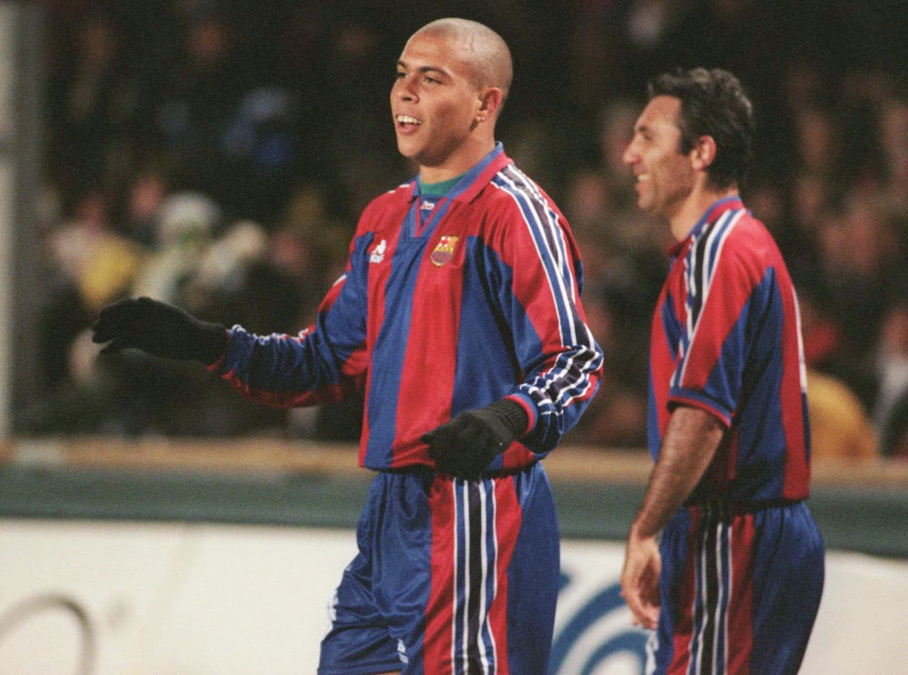 Jugando con la playera blaugrana consiguió 47 goles en 49 partidos –con nueve asistencias– siendo el jugador más importante del plantel.