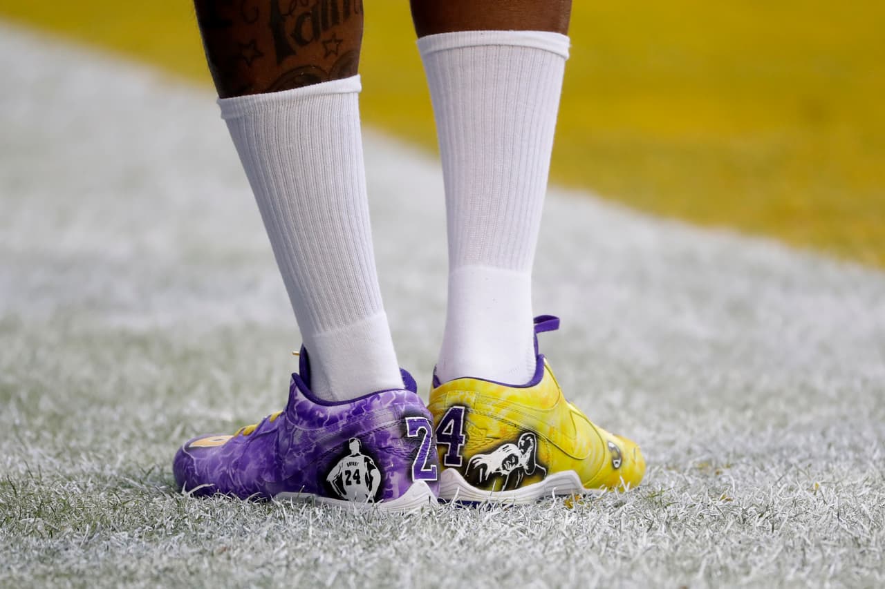 El receptor de Kansas City Chiefs, Demarcus Robinson. no se queda atrás recordando a Kobe Bryant.