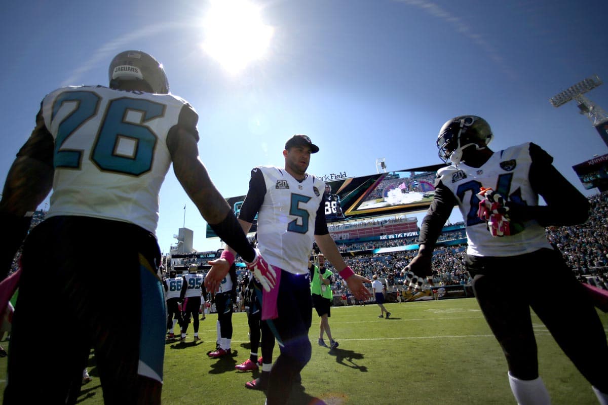 El QB entra a su segunda campaña en la NFL con los Jacksonville Jaguars. Checa las mejores imágenes del ex jugador de Central Florida (AP-NFL).