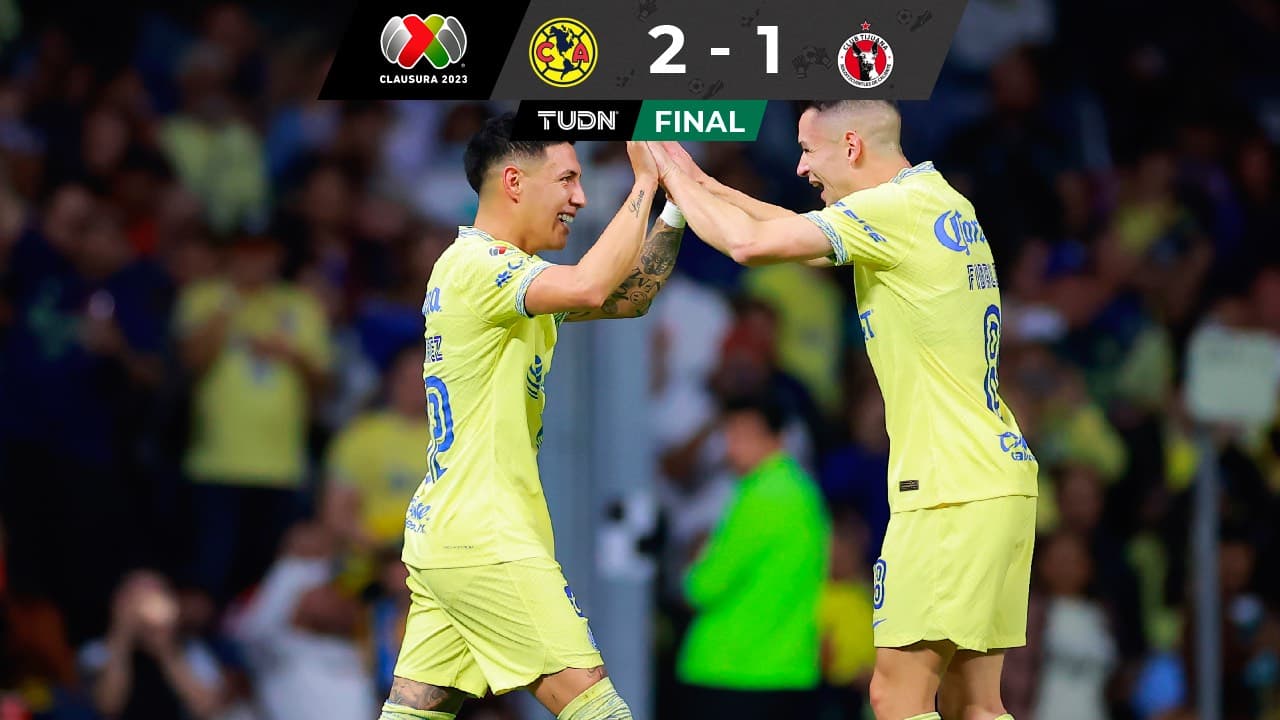 América vs. Tijuana EN VIVO Liga MX: Las Águilas se llevan la victoria en un cierre de partido dramático