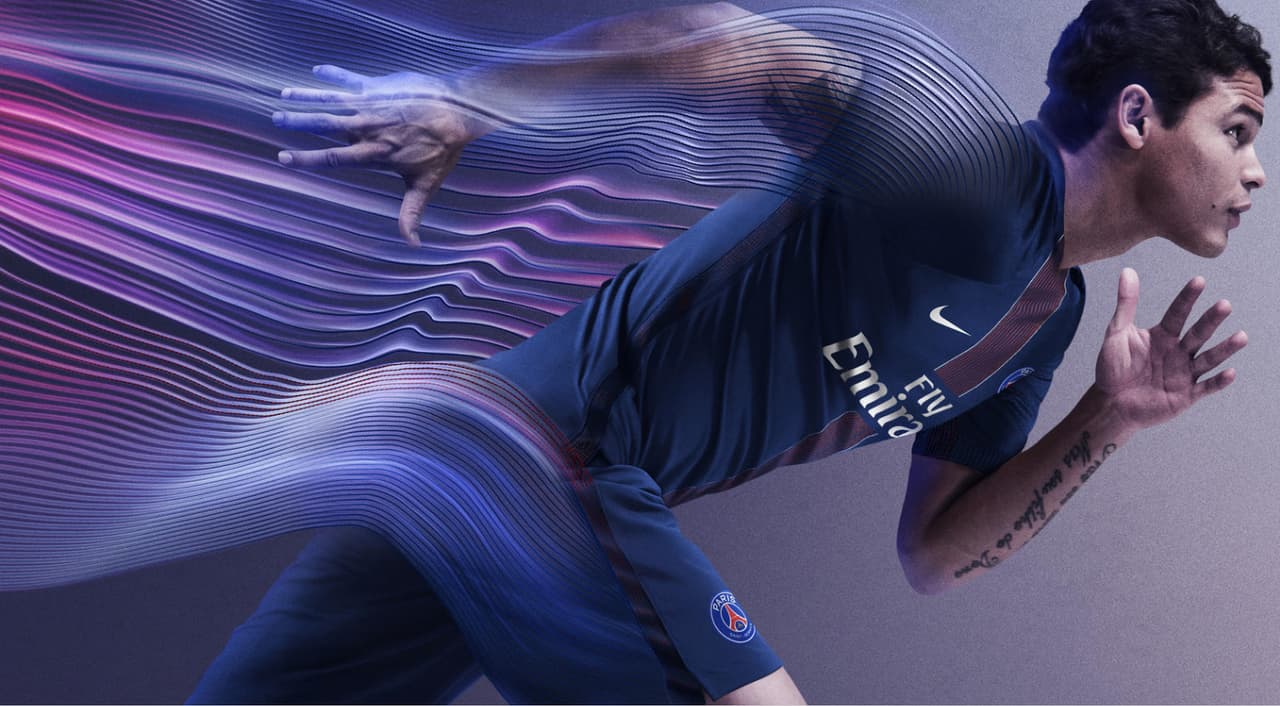 Thiago Silva ya portó el nuevo uniforme del París