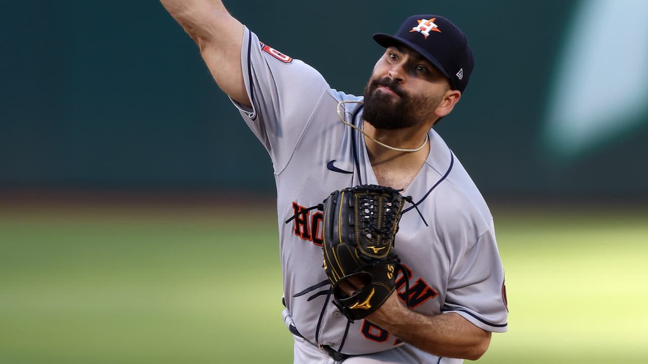 José Urquidy consigue su octavo triunfo con Houston Astros