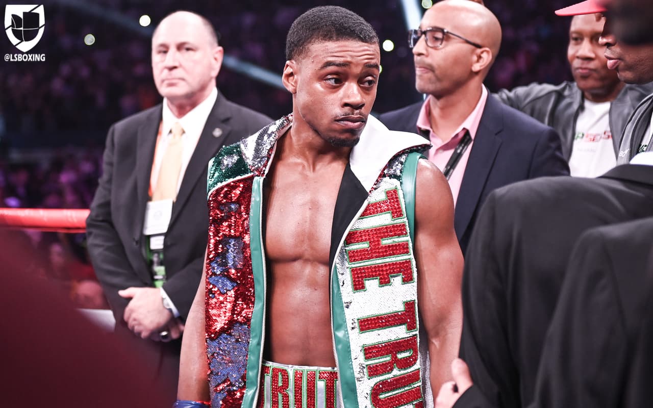 Noche en que Mikey García perdió el invicto ante un Errol Spence Jr muy superior. La desventaja de peso sí fue un factor en la pelea.