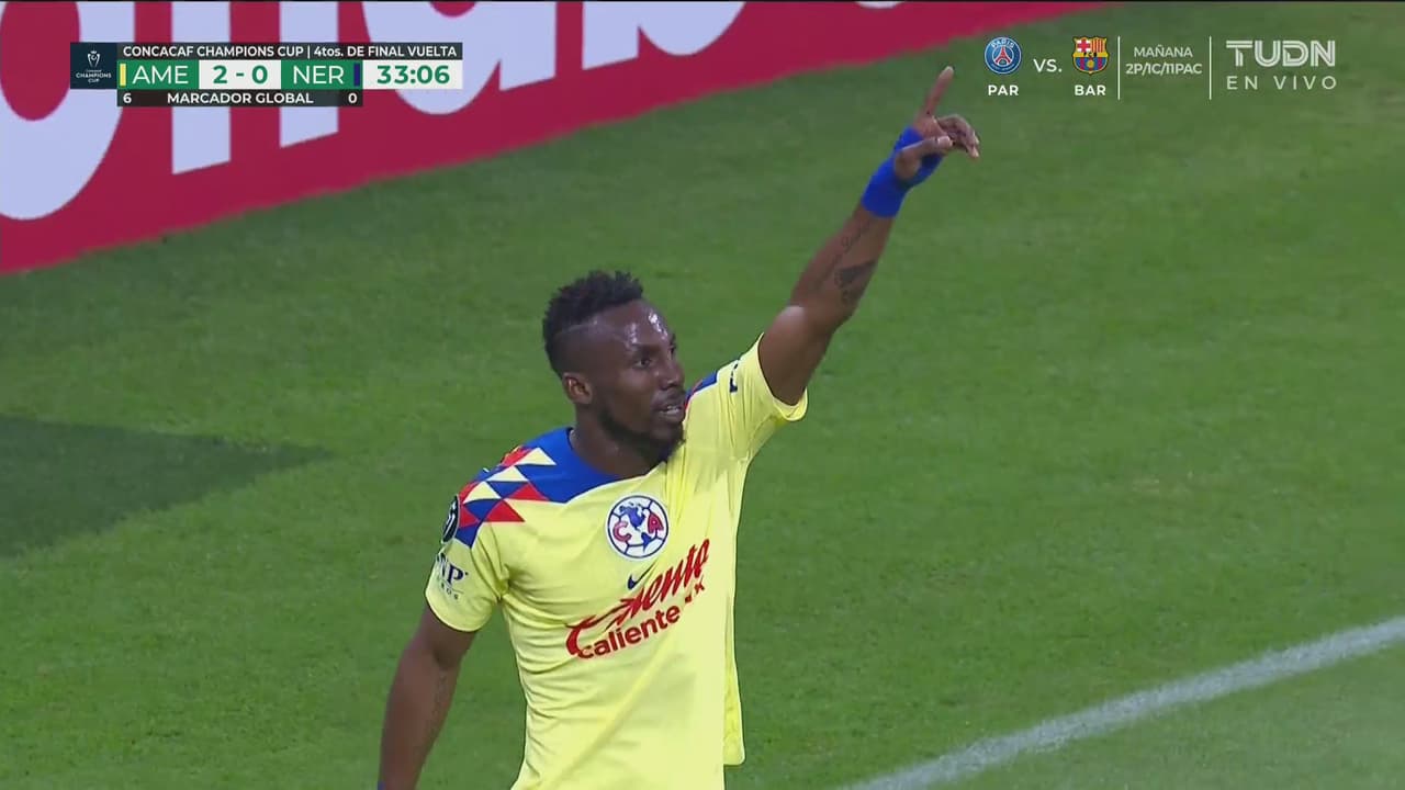 ¡Ahora sí! Quiñones no falla y fusila para el 2-0 de las Águilas